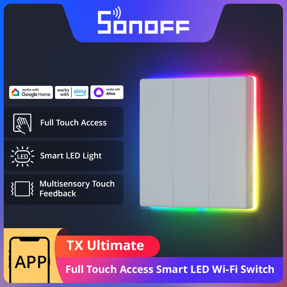 Wifi Led Dimmer - SONOFF-TX Interruptor de parede WiFi inteligente