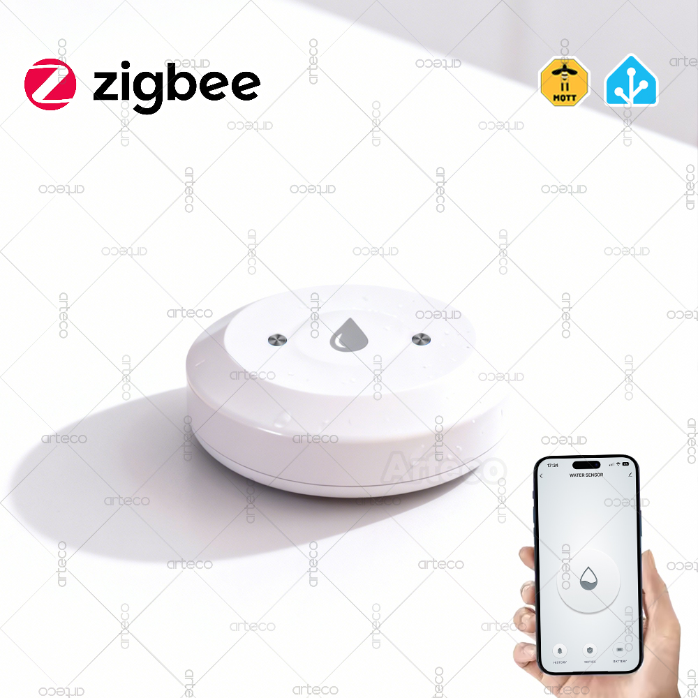 Smart Home Zigbee Gateway - Inteligente zigbee sensor de água inundação
