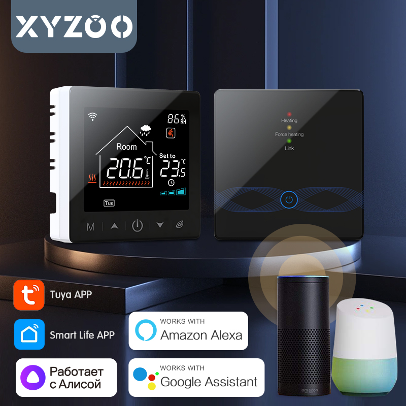 Smart Home Thermostat - Termostato sem fio wi-fi tuya para