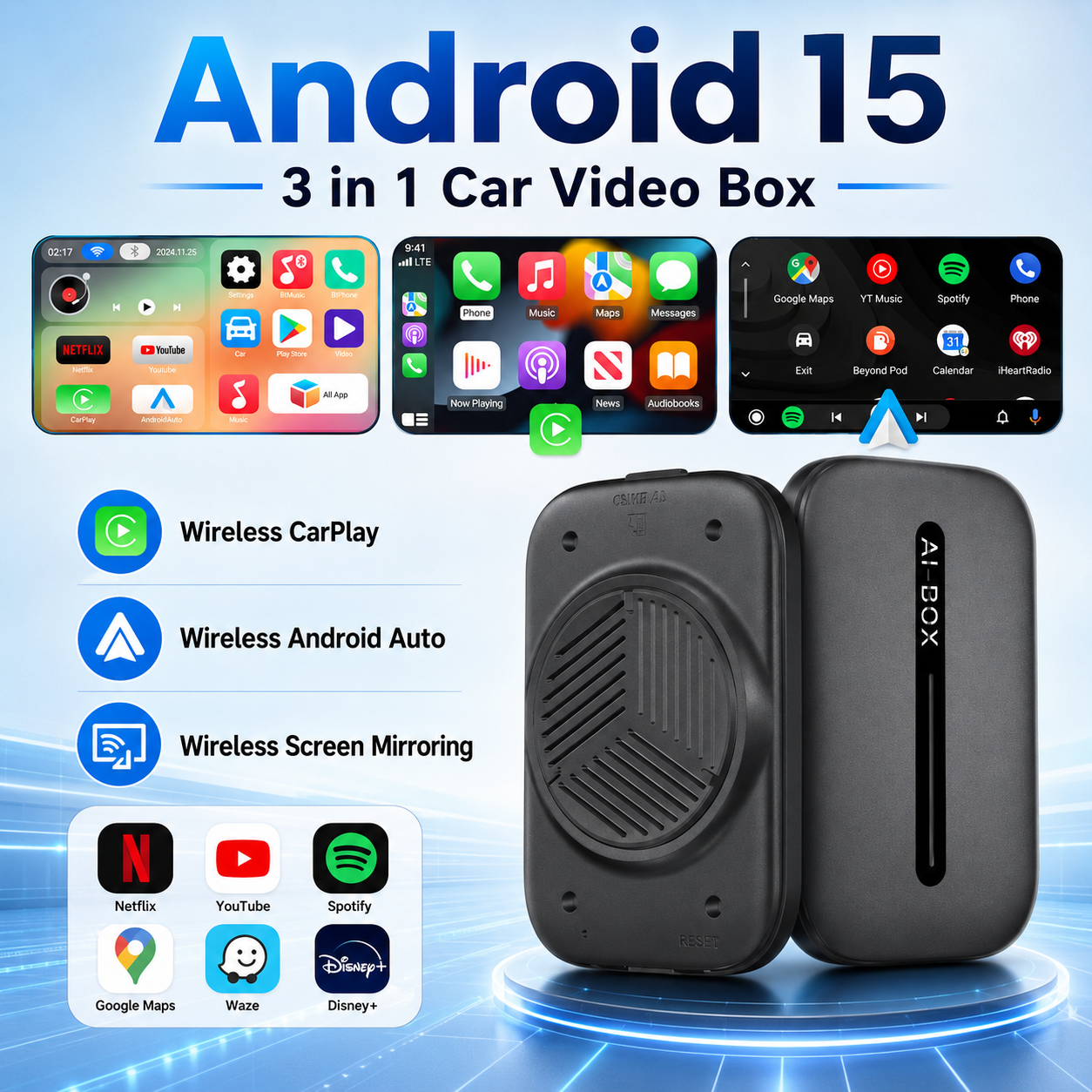 Smart Home Tv - Caixa de Inteligência Artificial Android 15