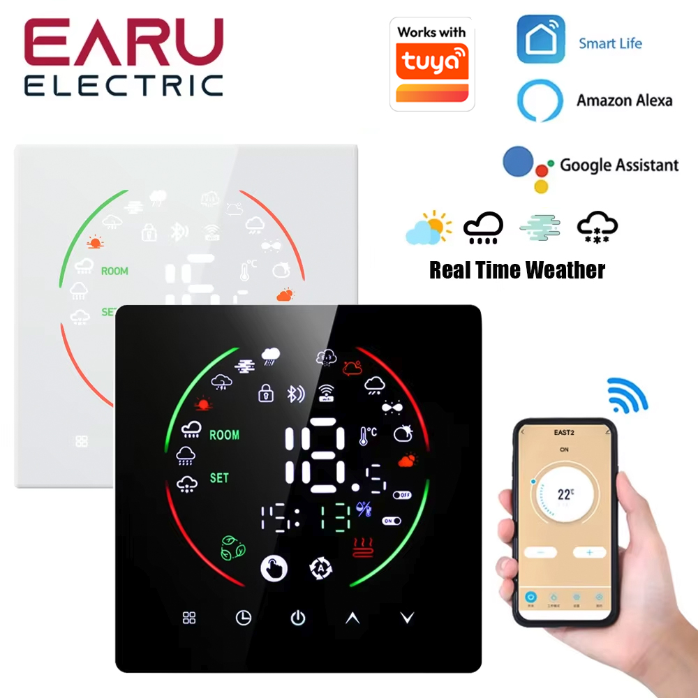 Smart Home Thermostat - Tuya WiFi Termostato Inteligente, Aquecimento Elétrico