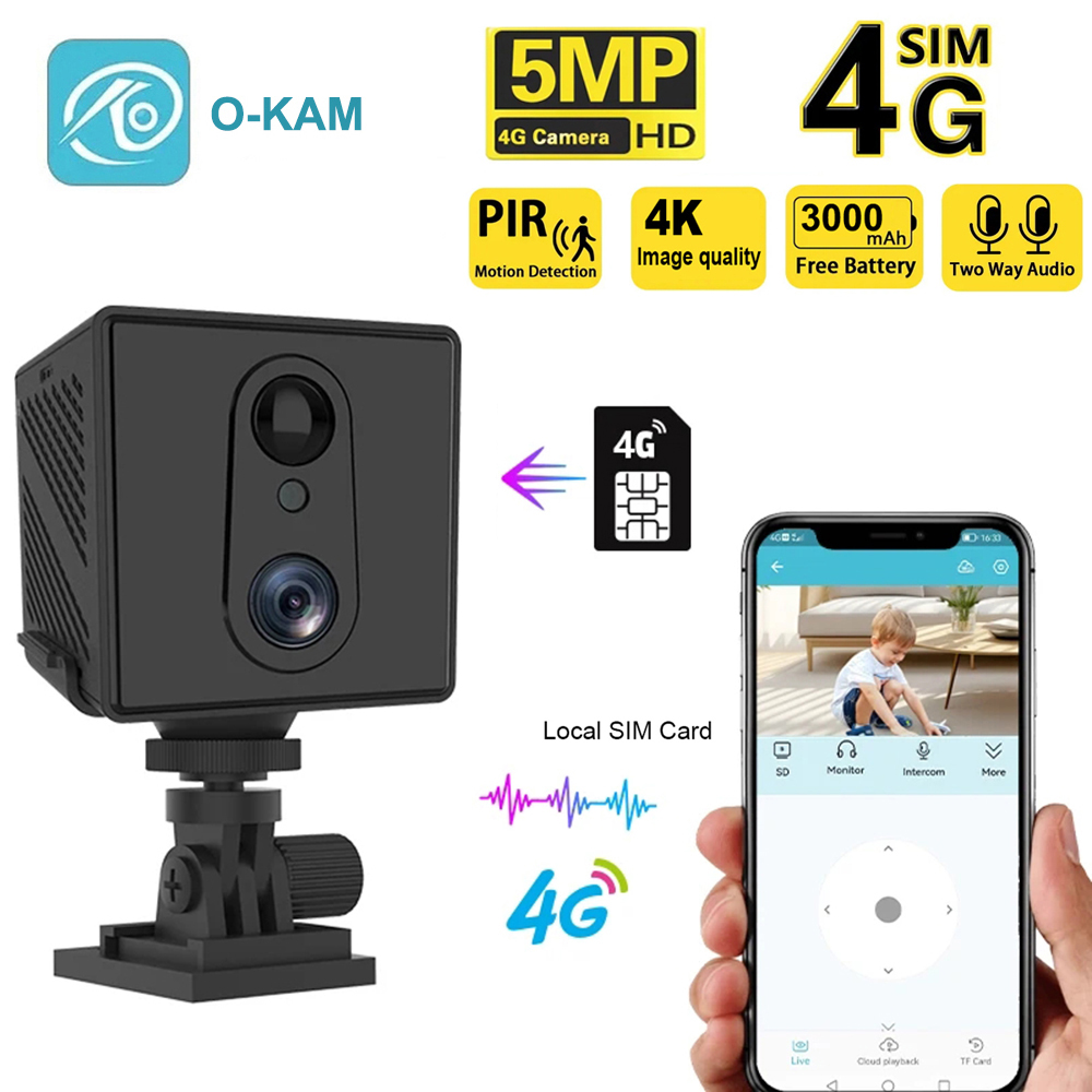 Smart Home Battery Camera Ezviz - Mini câmera de 5mp, bateria de