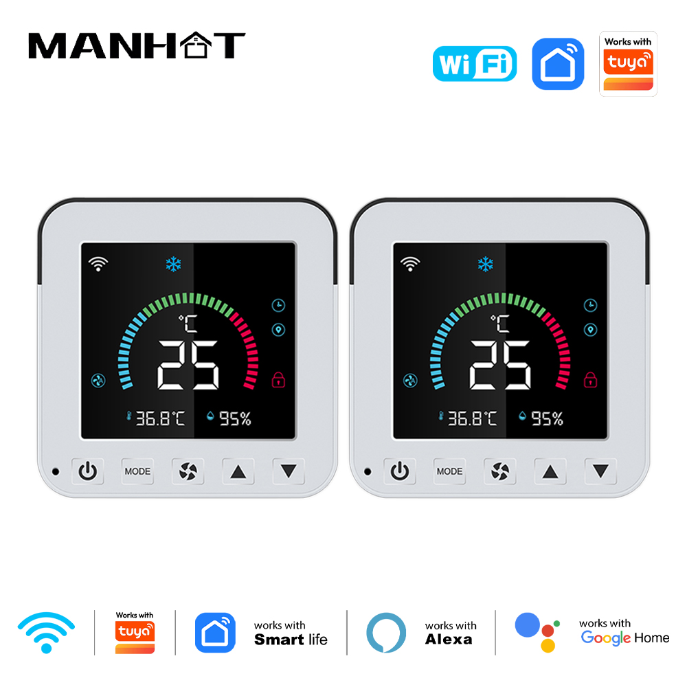 Smart Home Thermostat - Termostato Inteligente MANHOT WiFi para Ar