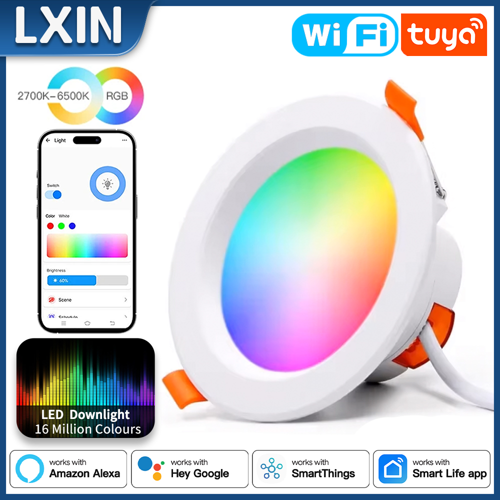 Wifi Led Dimmer - Luminária de Teto Inteligente Lxin Tuya