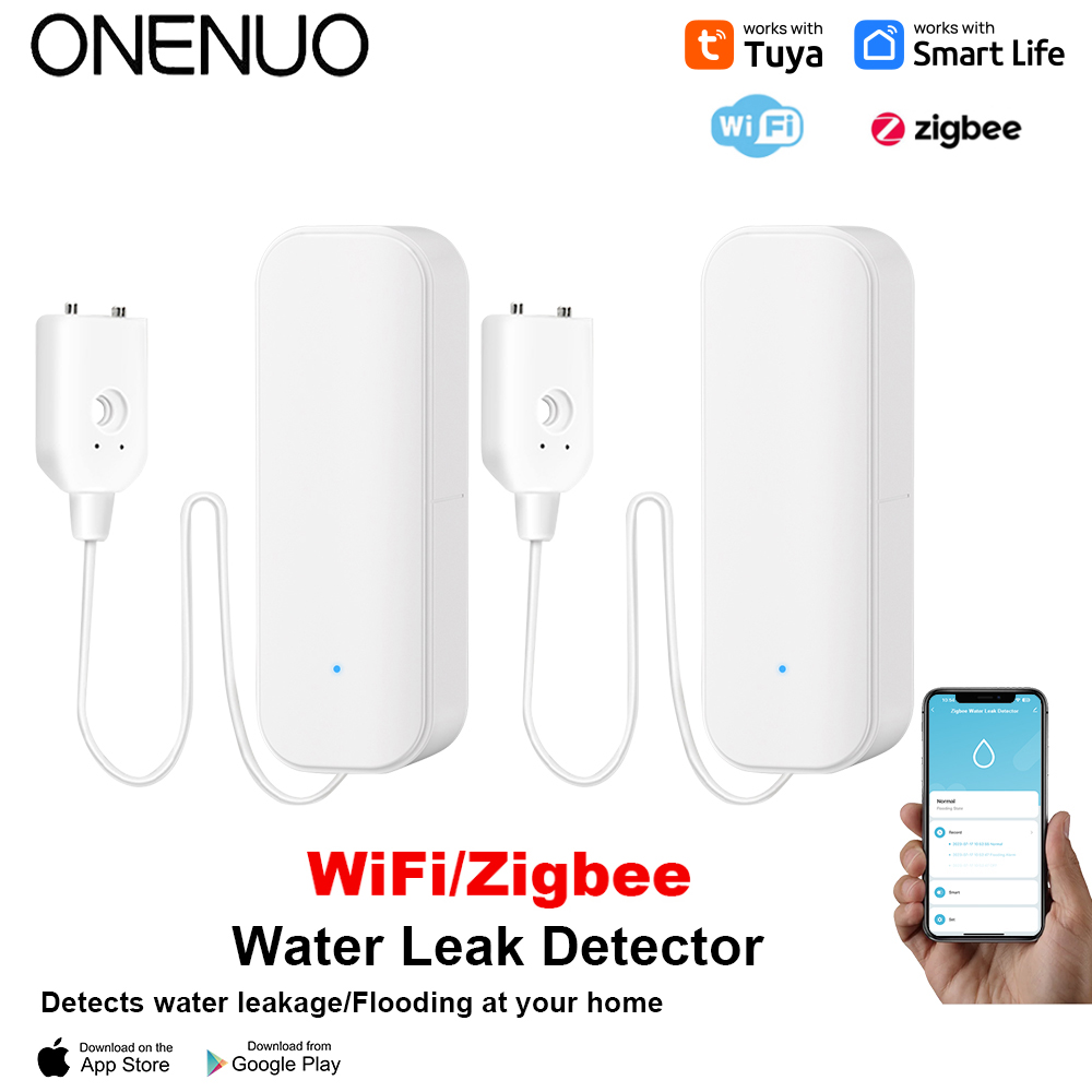 Smart Home Security System - Sensor de água wi-fi/zigbee, alarme de