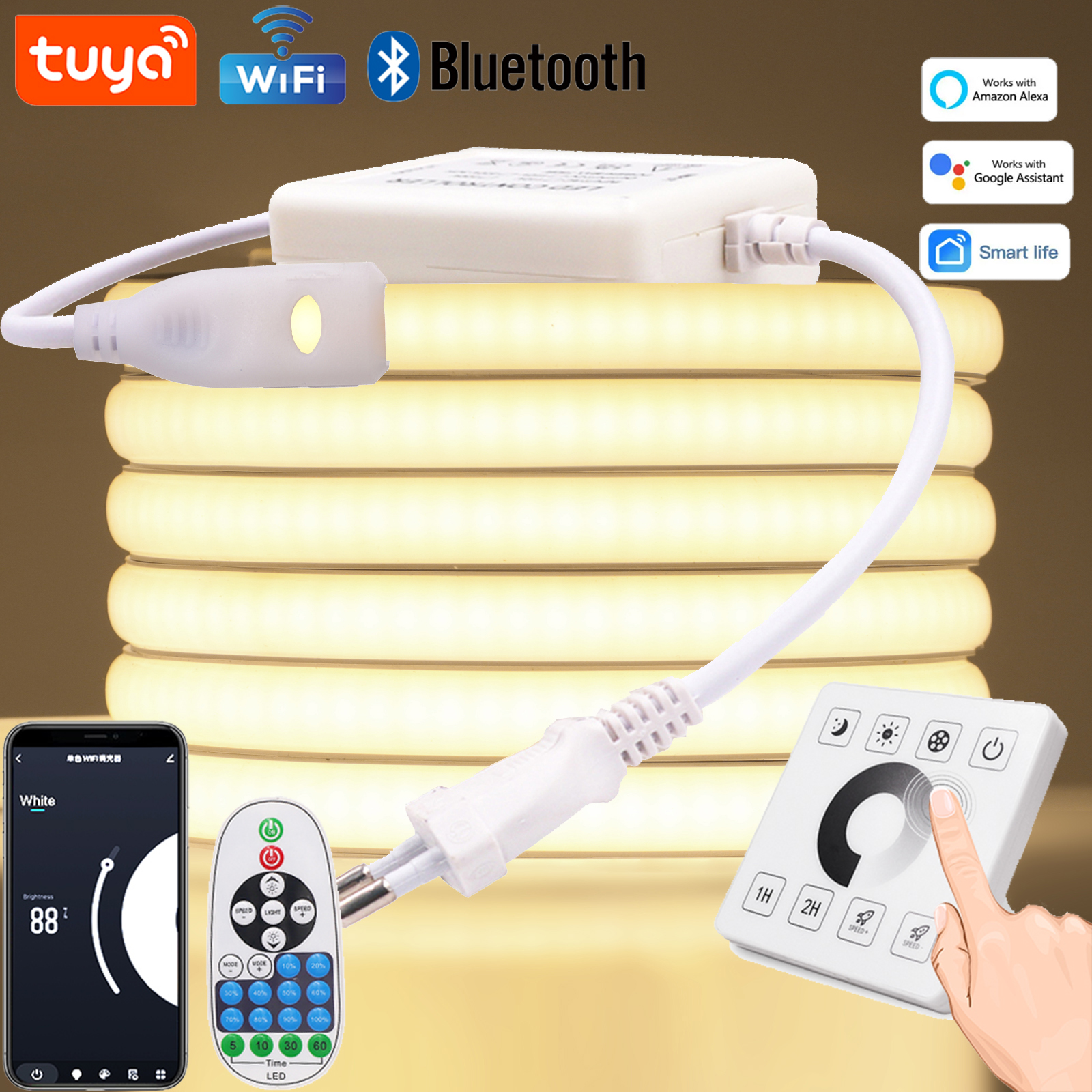 Smart Home Yellow - Inteligente tuya wifi cob led luz