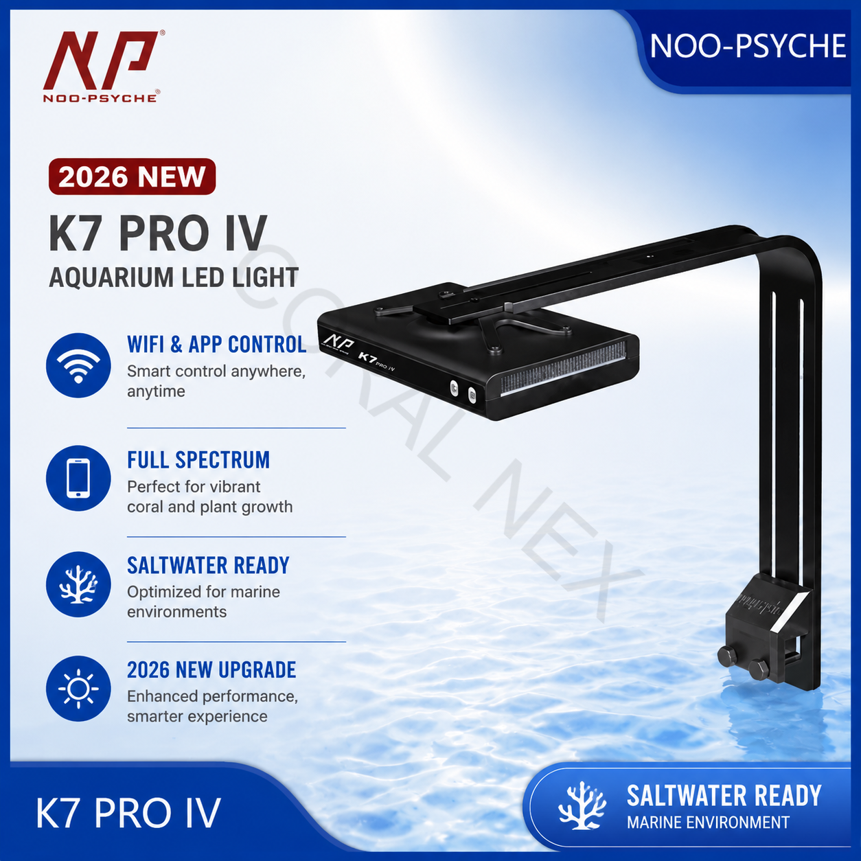 Wifi Led Dimmer - Nova Luminária LED Marinha de Espectro