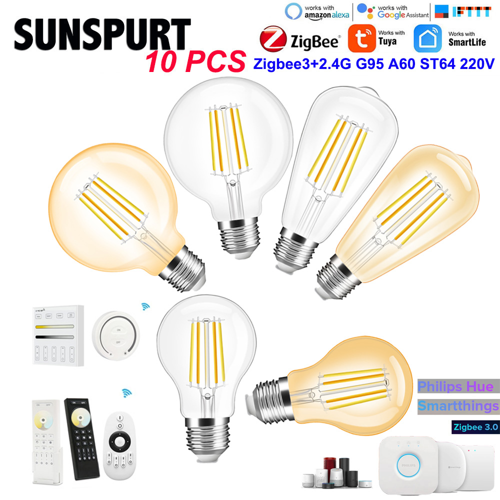 Wifi Led Dimmer - 1-10p ac220v zigbee 3.0 + 2.4g