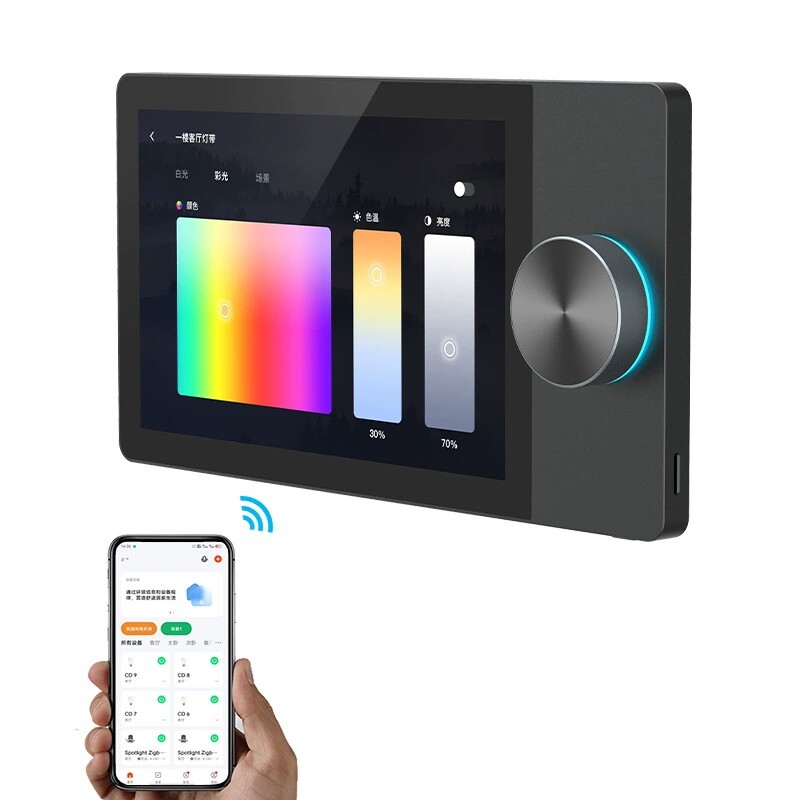 Smart Home Zigbee Gateway - Tela de Controle Central Inteligente para