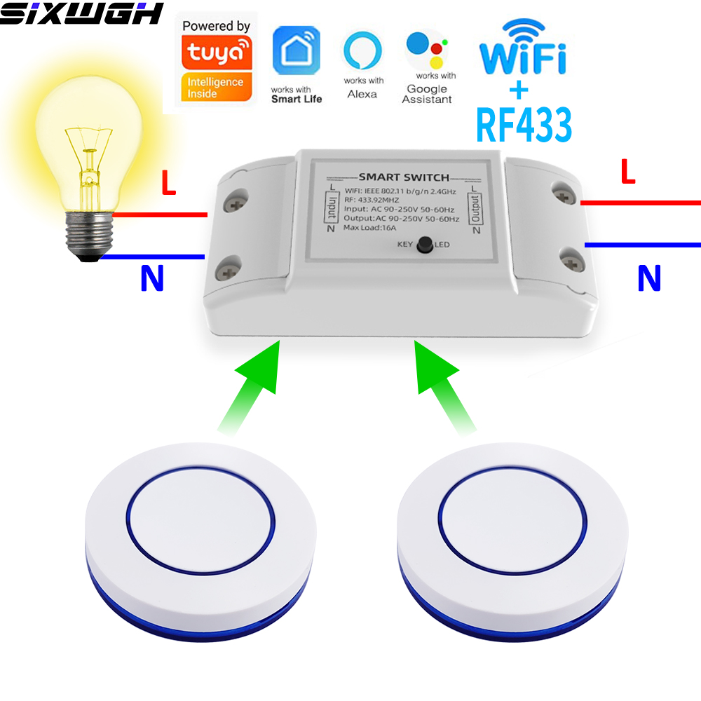 Smart Home Remote - Interruptor Inteligente WiFi Tuya 16A com