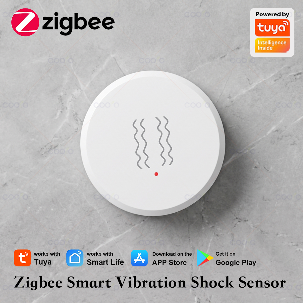 Smart Home Hub - Sensor de Vibração Inteligente Zigbee para