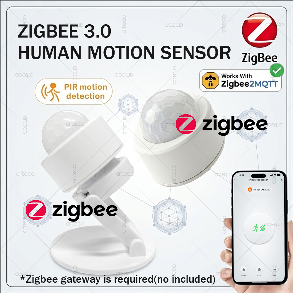 Smart Home Zigbee Gateway - Sensor de Movimento PIR Mini Zigbee