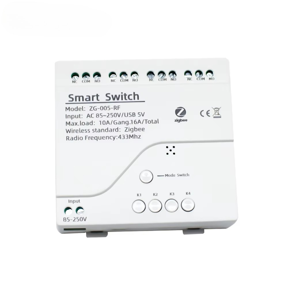Smart Home Zigbee Gateway - Módulo de Relé Tuya 4 Canais