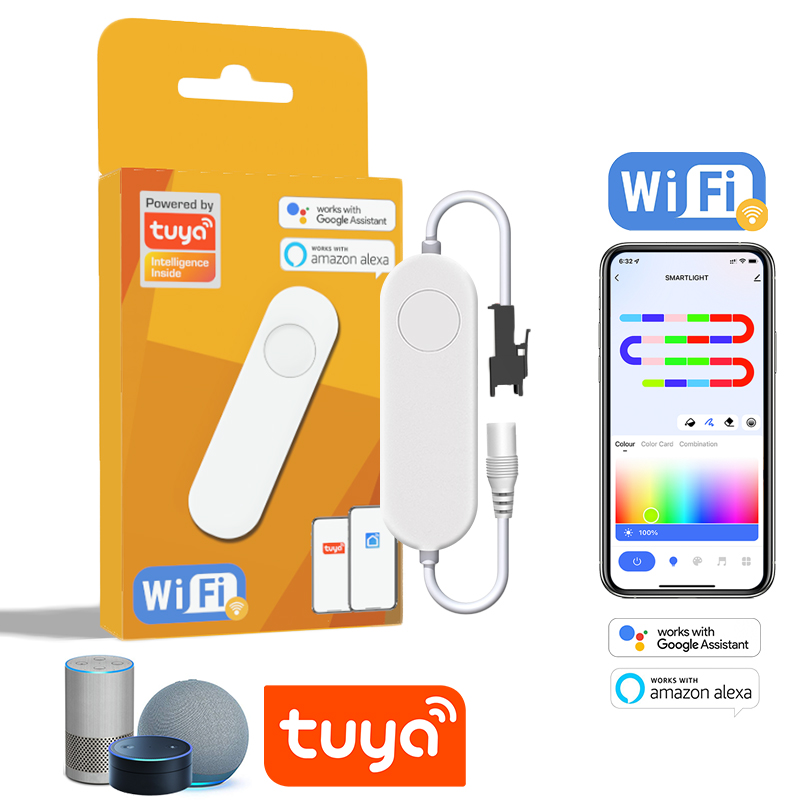 Wifi Led Dimmer - Controlador endereçável tuya wifi rgbic dimmer