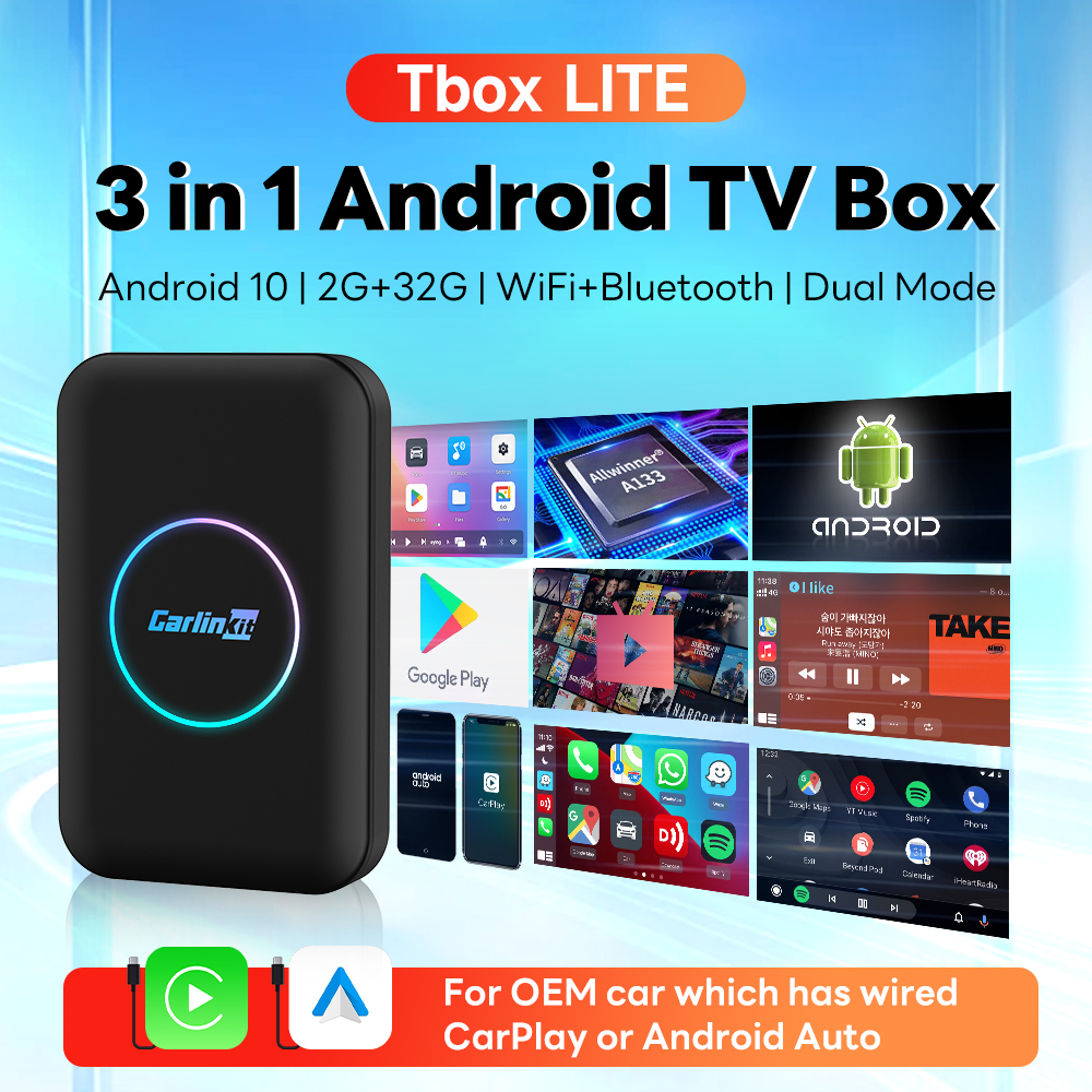 Smart Home Tv - CarlinKit CarPlay Sem Fio Android TV