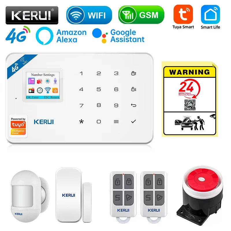 Smart Home Demo Kit - Kerui kit sistema de alarme segurança