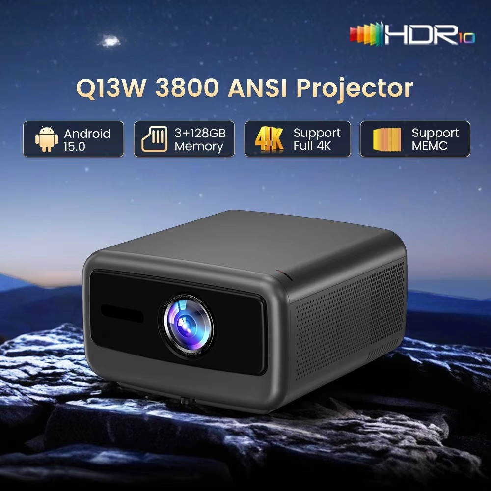 Smart Home Tv - Projetor Touyinger Q13W de Alta Luminosidade