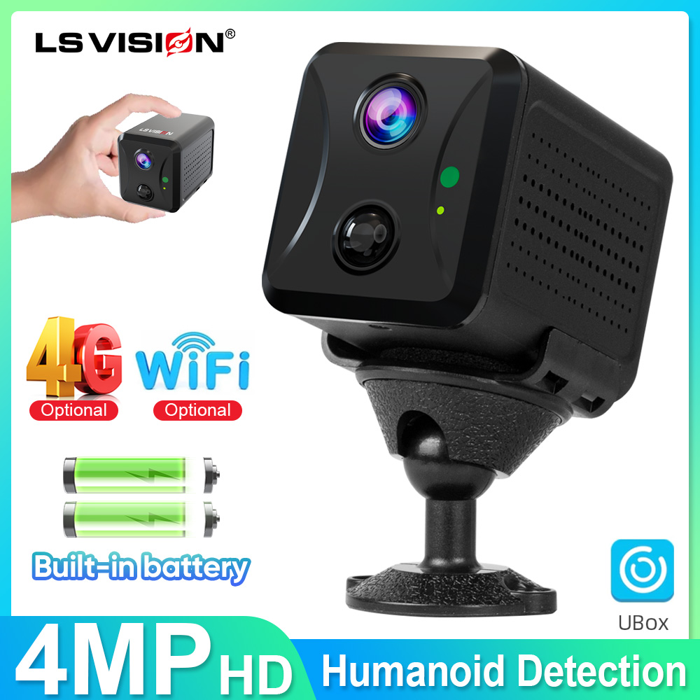 Smart Home Battery Camera Ezviz - LS VISION Mini Câmera 4G Sim
