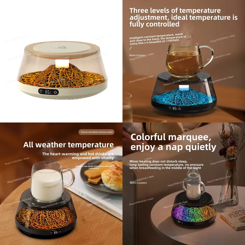 Smart Home Thermostat - Novo porta-copos aquecedor inteligente, tapete de