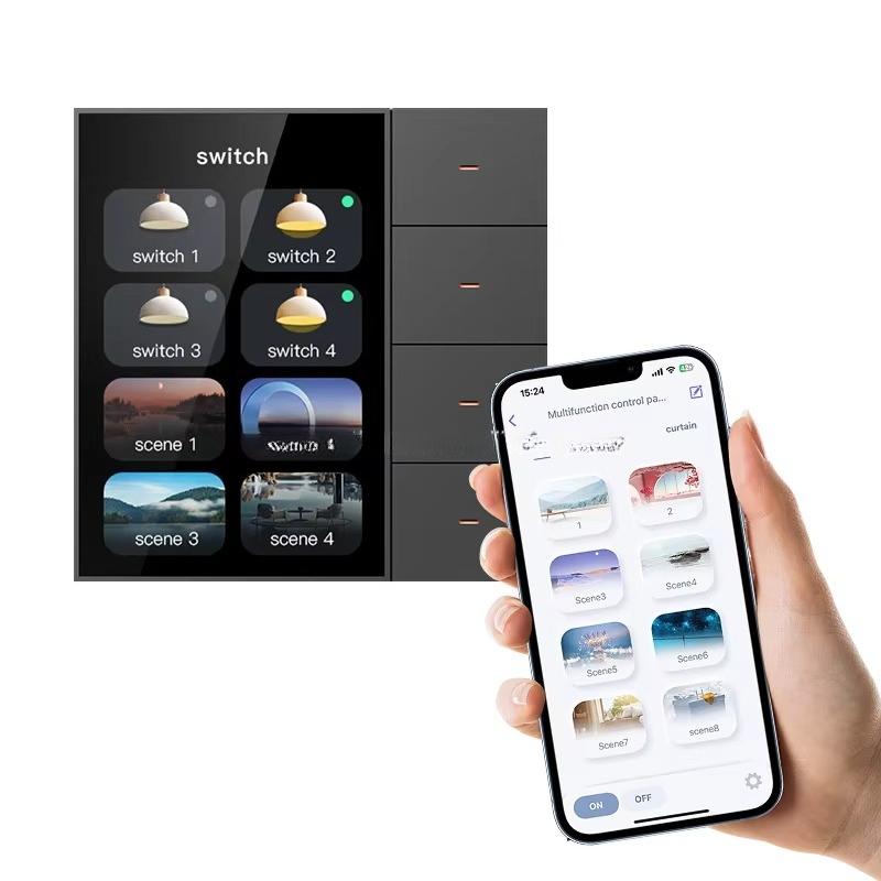 Smart Home Control Panel - Interruptor Inteligente F3 Pro com Painel