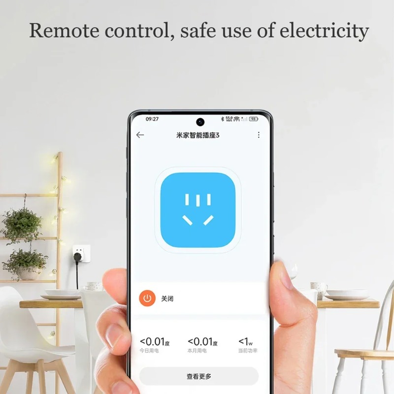 Smart Home Xiaomi App - Tomada Inteligente Xiaomi Mijia 3 com