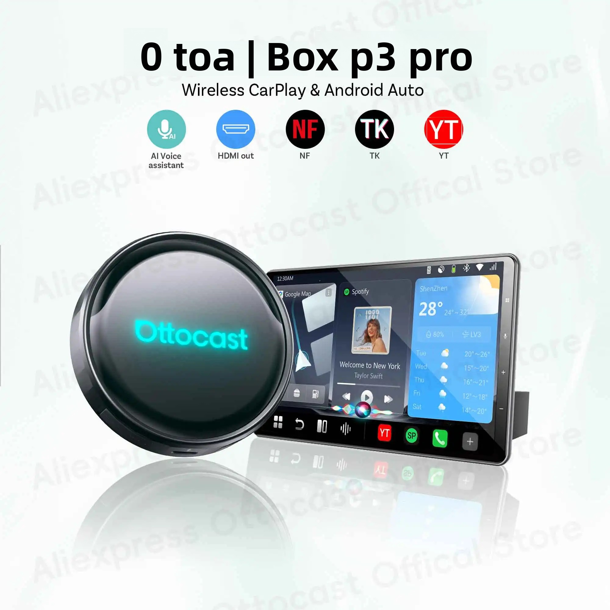 Smart Home Tv - OTTOCAST P3 PRO AI Box Android