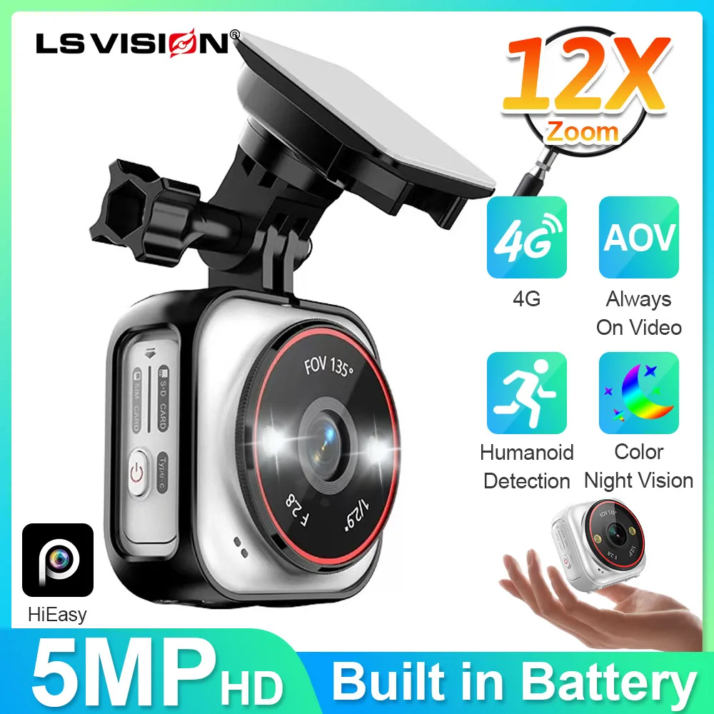 Smart Home Battery Camera Ezviz - Câmera de Bolso LS VISION 4G