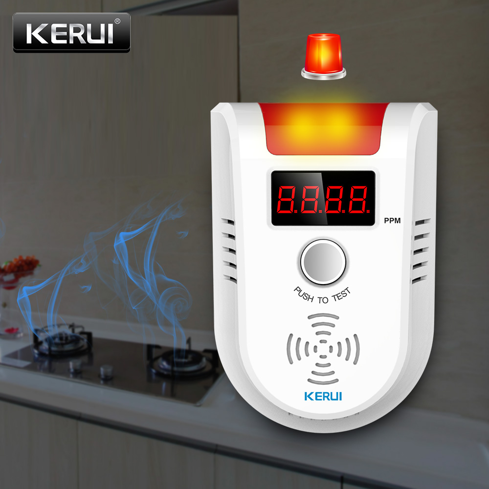Kerui gd13 detector de gás lpg - Smart Home Security System avaliação e preço