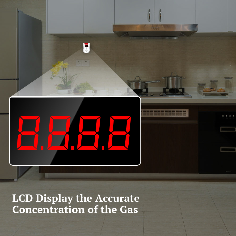 Kerui gd13 detector de gás lpg - Smart Home Security System avaliação e preço
