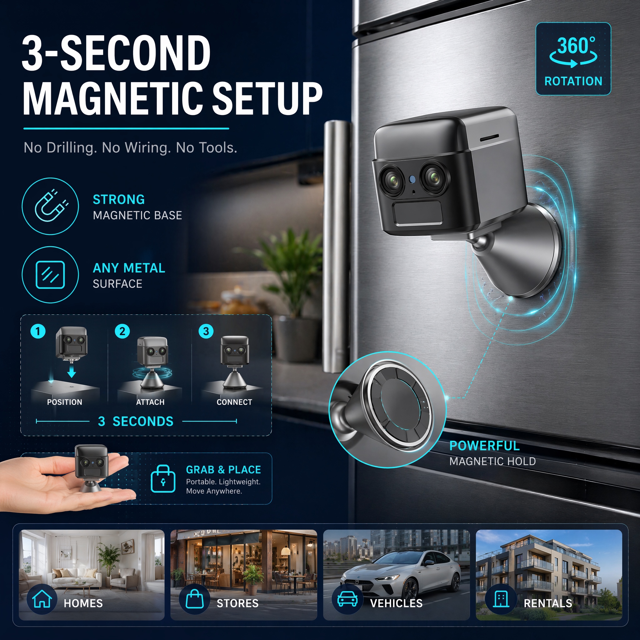 Câmera de Segurança OKAM PRO W - Smart Home Battery Camera Ezviz avaliação e preço