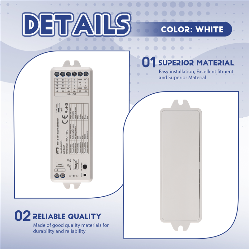 LICE-Tuya LED Controlador 5 em - Wifi Led Dimmer avaliação e preço