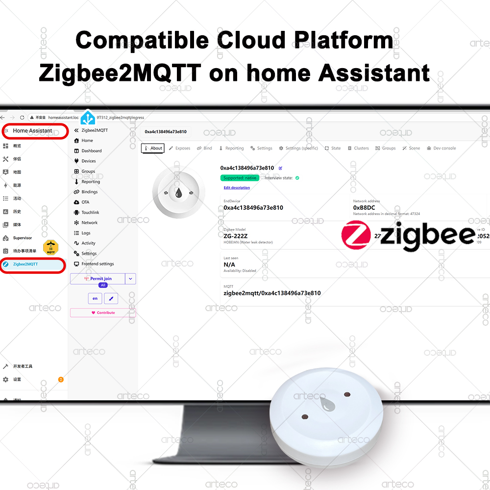 Inteligente zigbee sensor de á - Smart Home Zigbee Gateway avaliação e preço