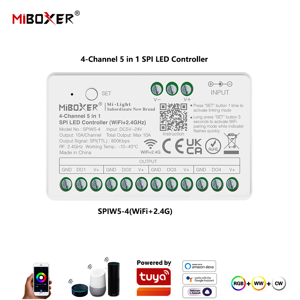 Controlador LED Miboxer SPIW5- - Wifi Led Dimmer avaliação e preço