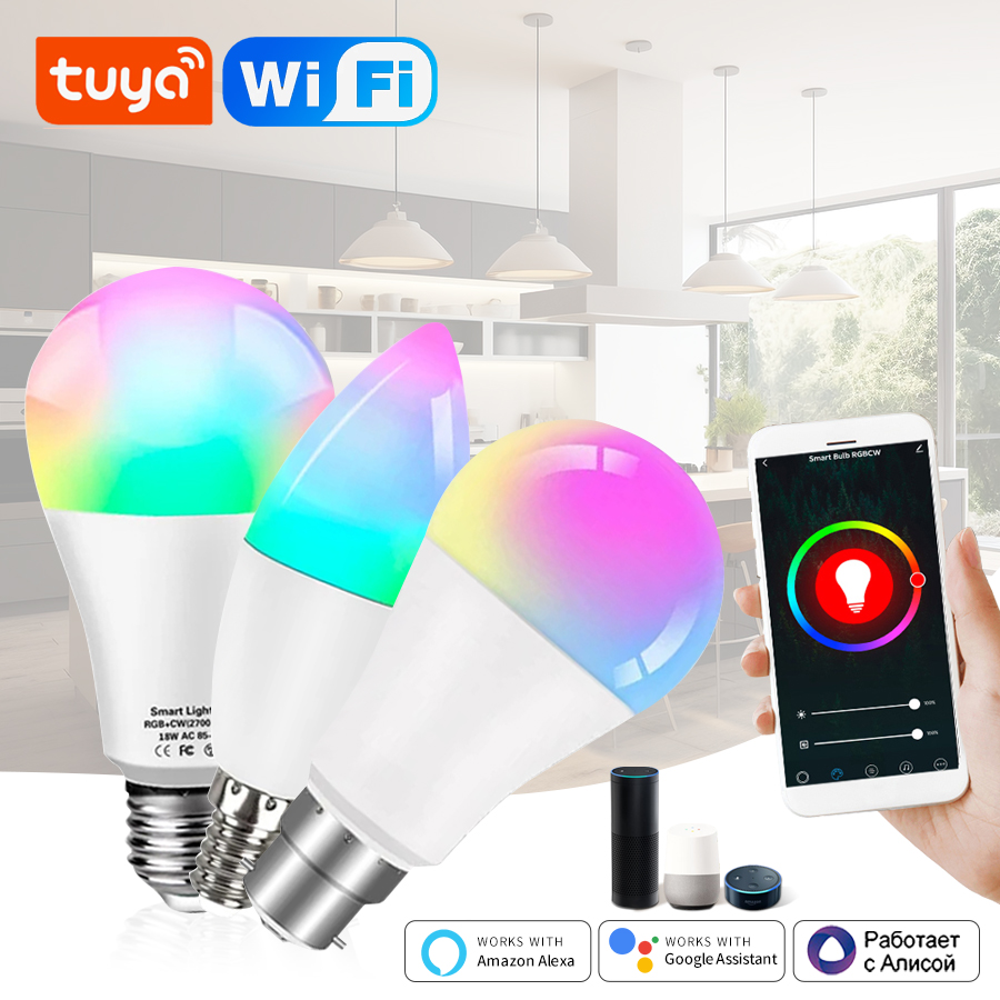 Tuya inteligente wifi lâmpada  - Smart Home Yellow avaliação e preço