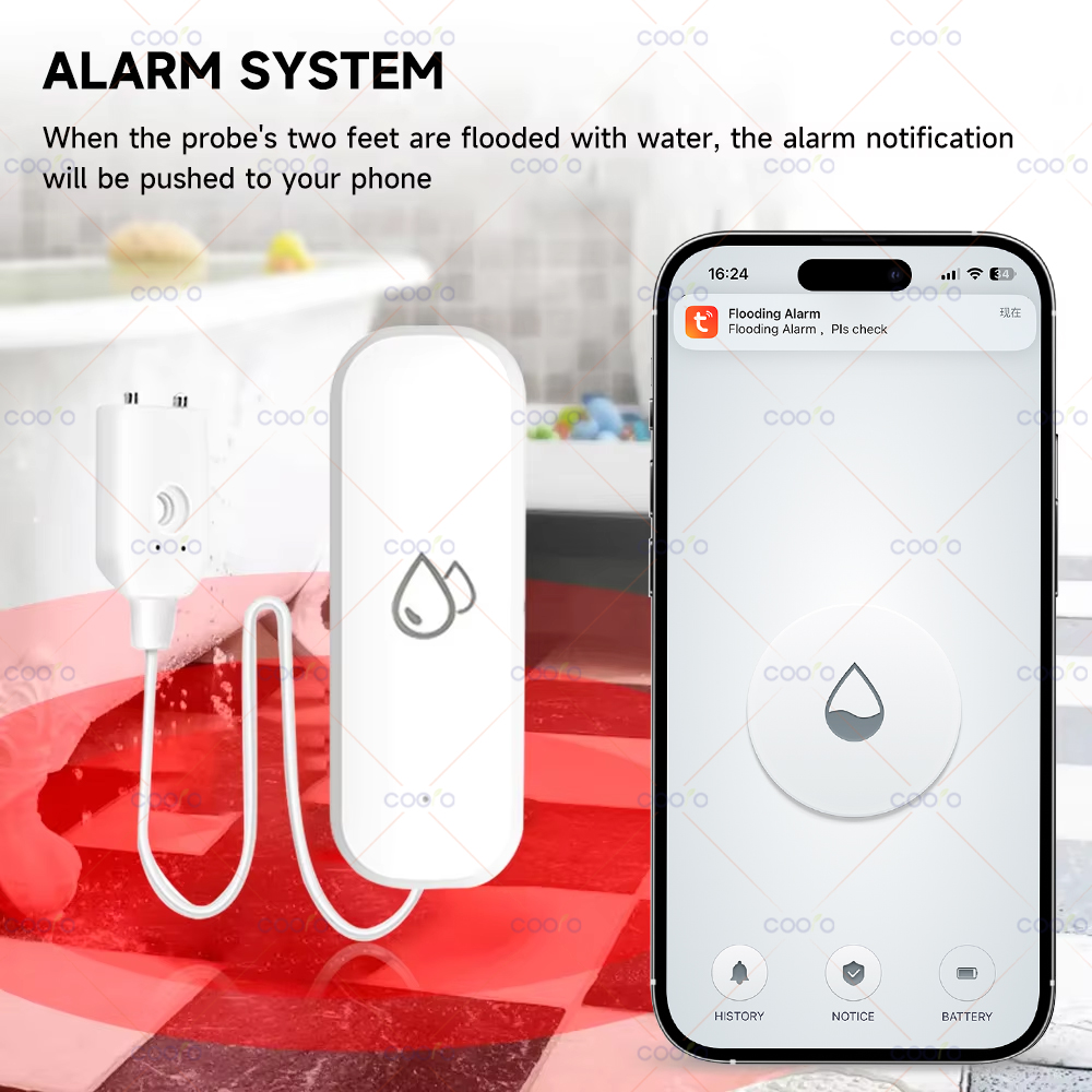 Sensor de Imersão em Água ZigB - Smart Home Hub avaliação e preço