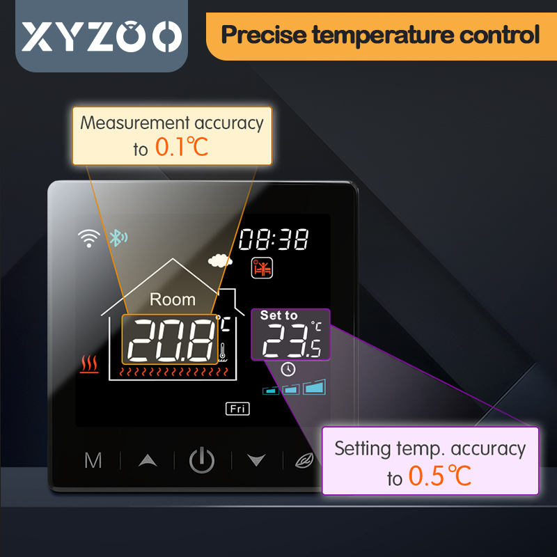 Termostato sem fio wi-fi tuya  - Smart Home Thermostat avaliação e preço