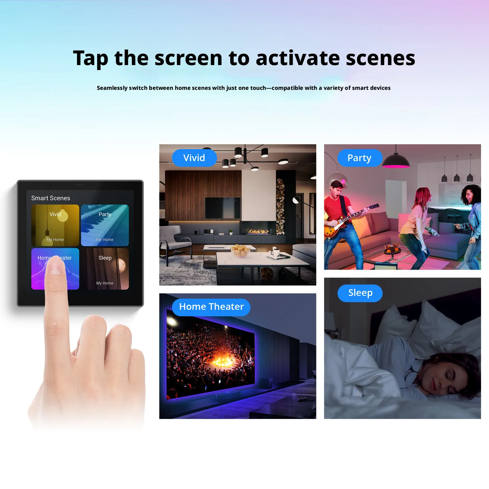 Painel de Controle Central Mul - Smart Home Control Panel avaliação e preço