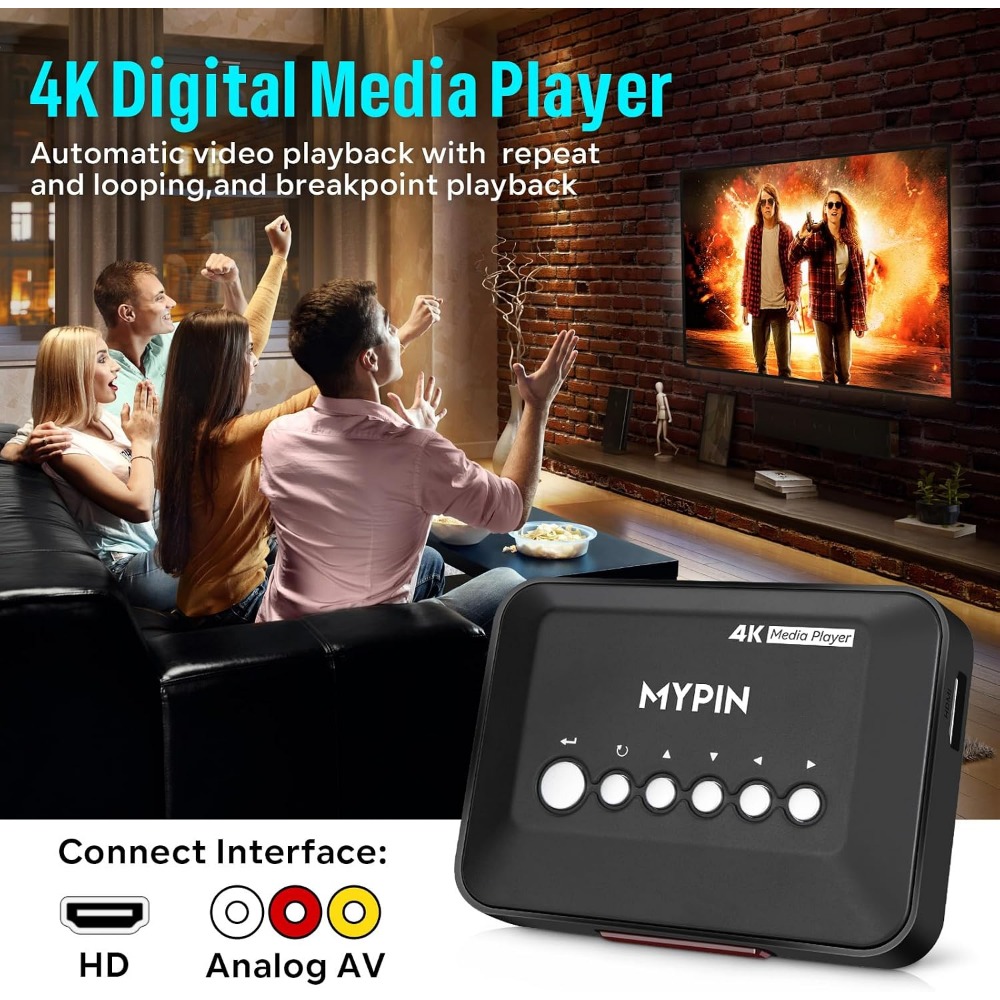 Reprodutor de Mídia HDMI 4K 30 - Smart Home Remote avaliação e preço