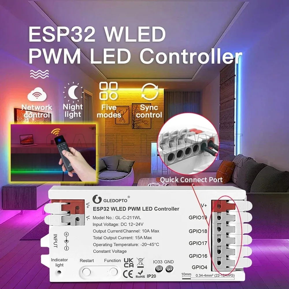 GL-C-211WL/GL-RC-001WL App Par - Wifi Led Dimmer avaliação e preço
