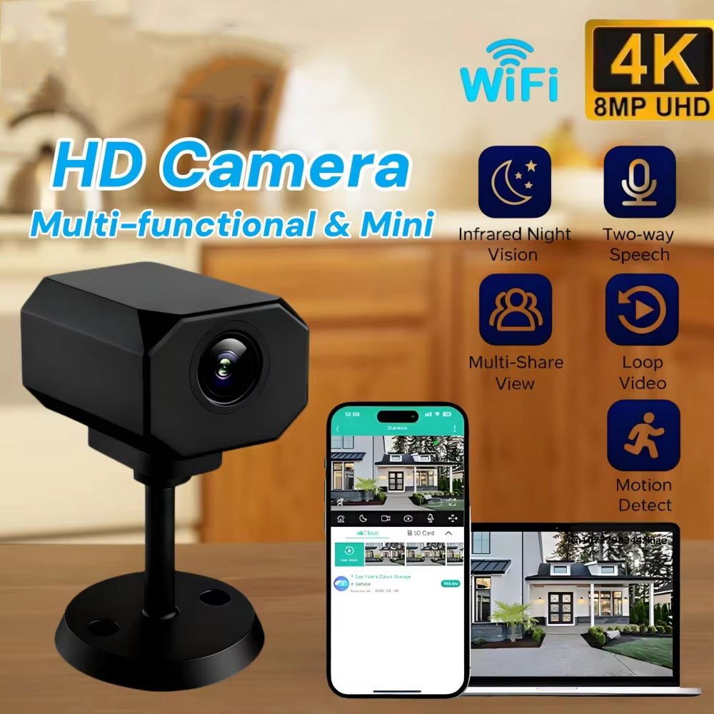 Câmera de segurança wi-fi 4k h - Smart Home Remote avaliação e preço