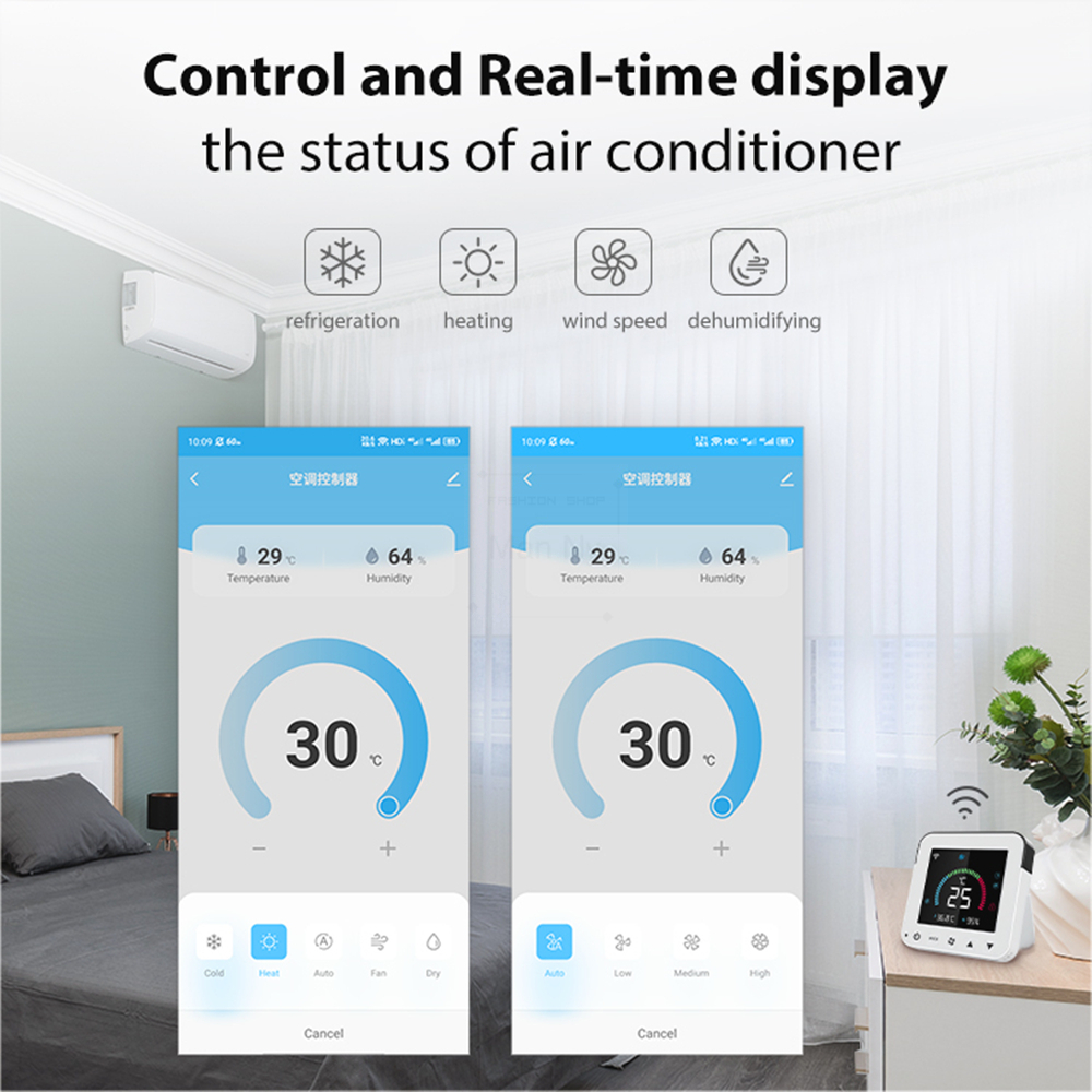 Termostato Inteligente MANHOT  - Smart Home Thermostat avaliação e preço