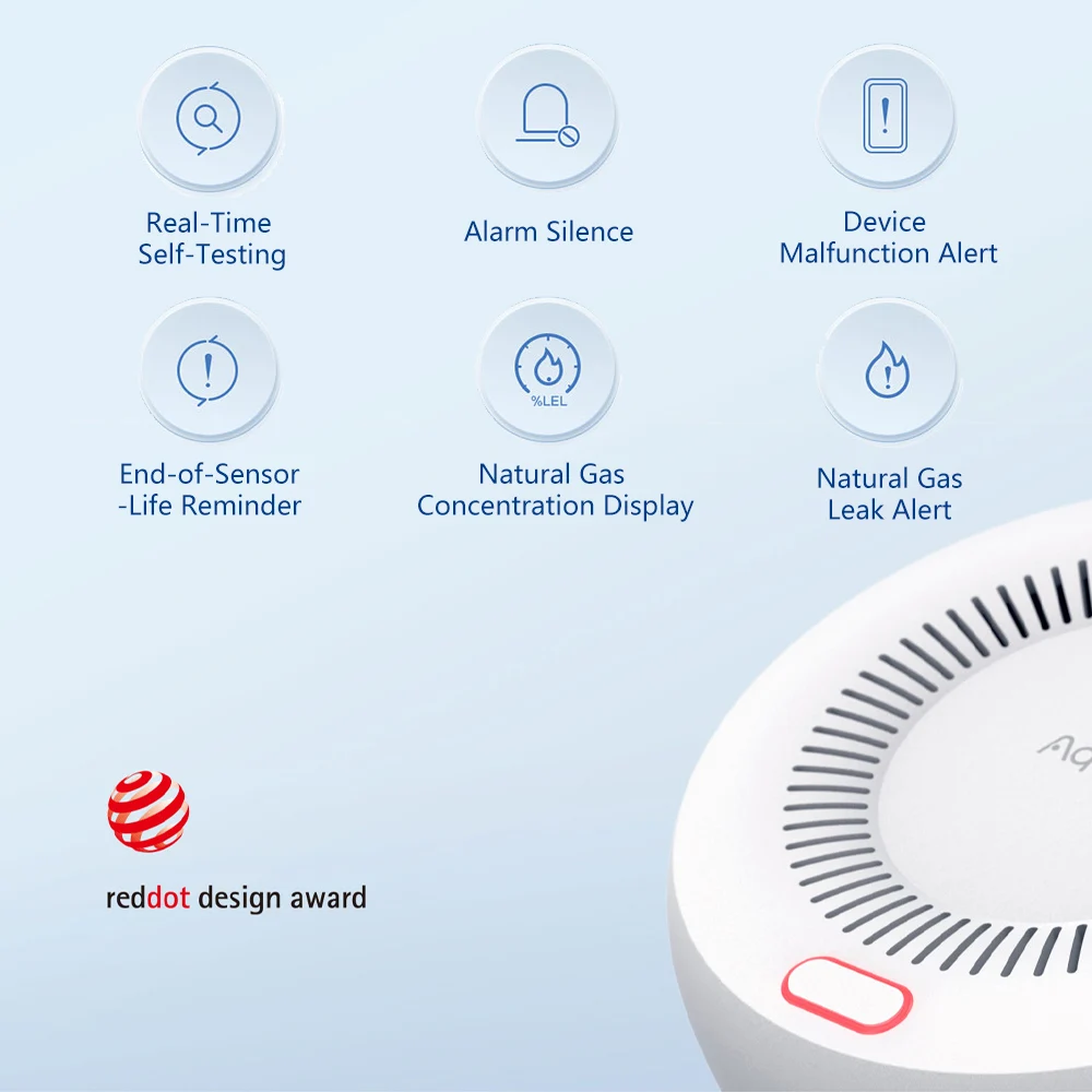 Aqara detector de gás natural  - Smart Home Xiaomi App avaliação e preço