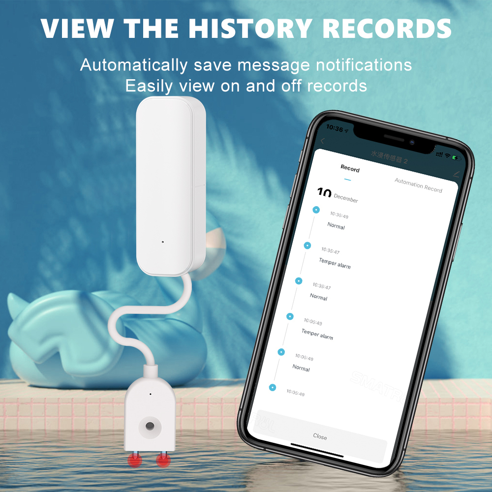 Sensor de água wi-fi/zigbee, a - Smart Home Security System avaliação e preço