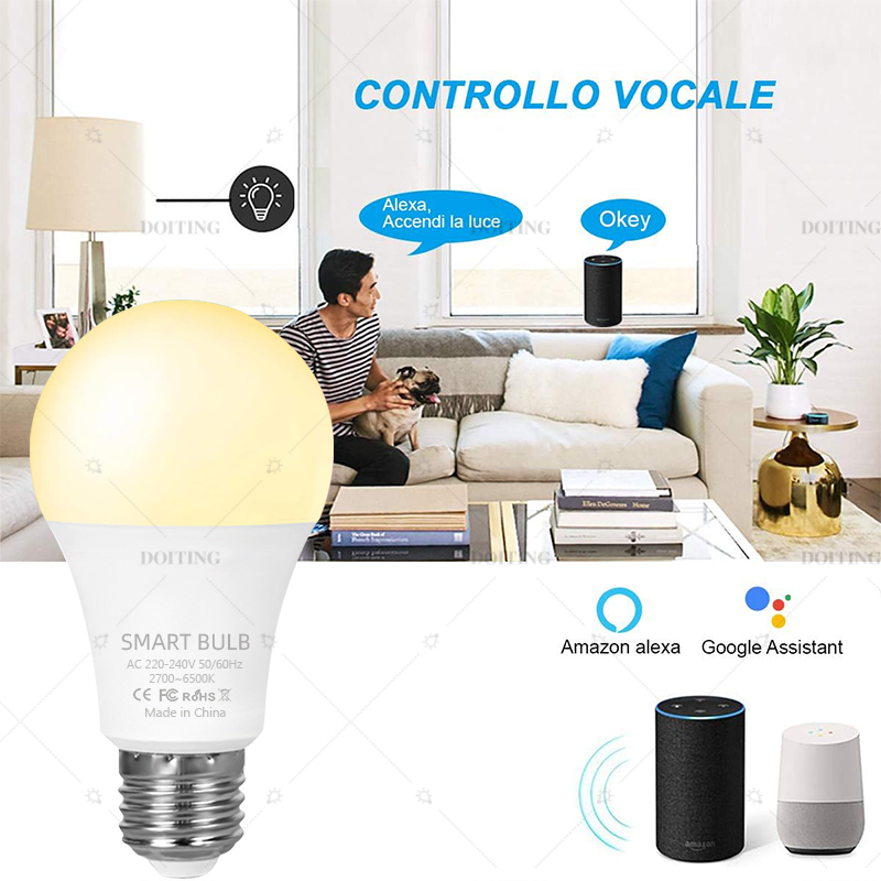 Vida inteligente tuya wifi e27 - Smart Home Yellow avaliação e preço