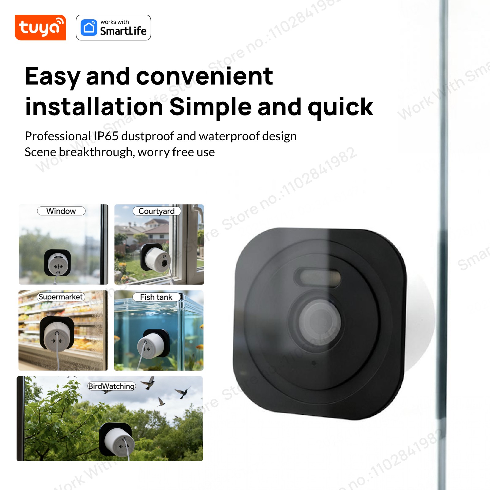 Câmera de janela tuya de 3mp 2 - Smart Home Battery Camera Ezviz avaliação e preço