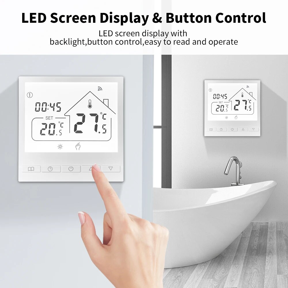 Termostato Inteligente WiFi Tu - Smart Home Thermostat avaliação e preço