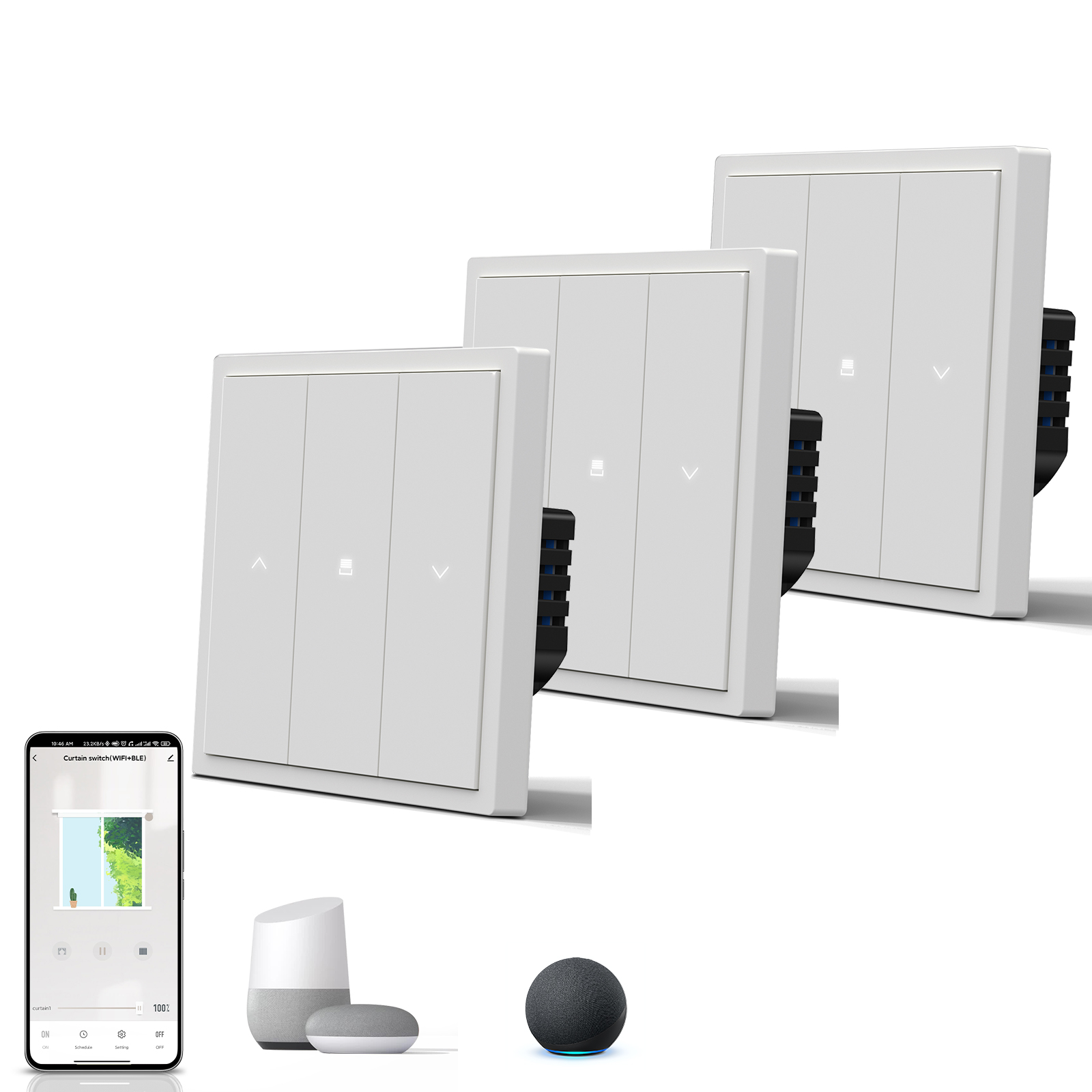 BSEED Interruptores de Cortina - Smart Home Yellow avaliação e preço