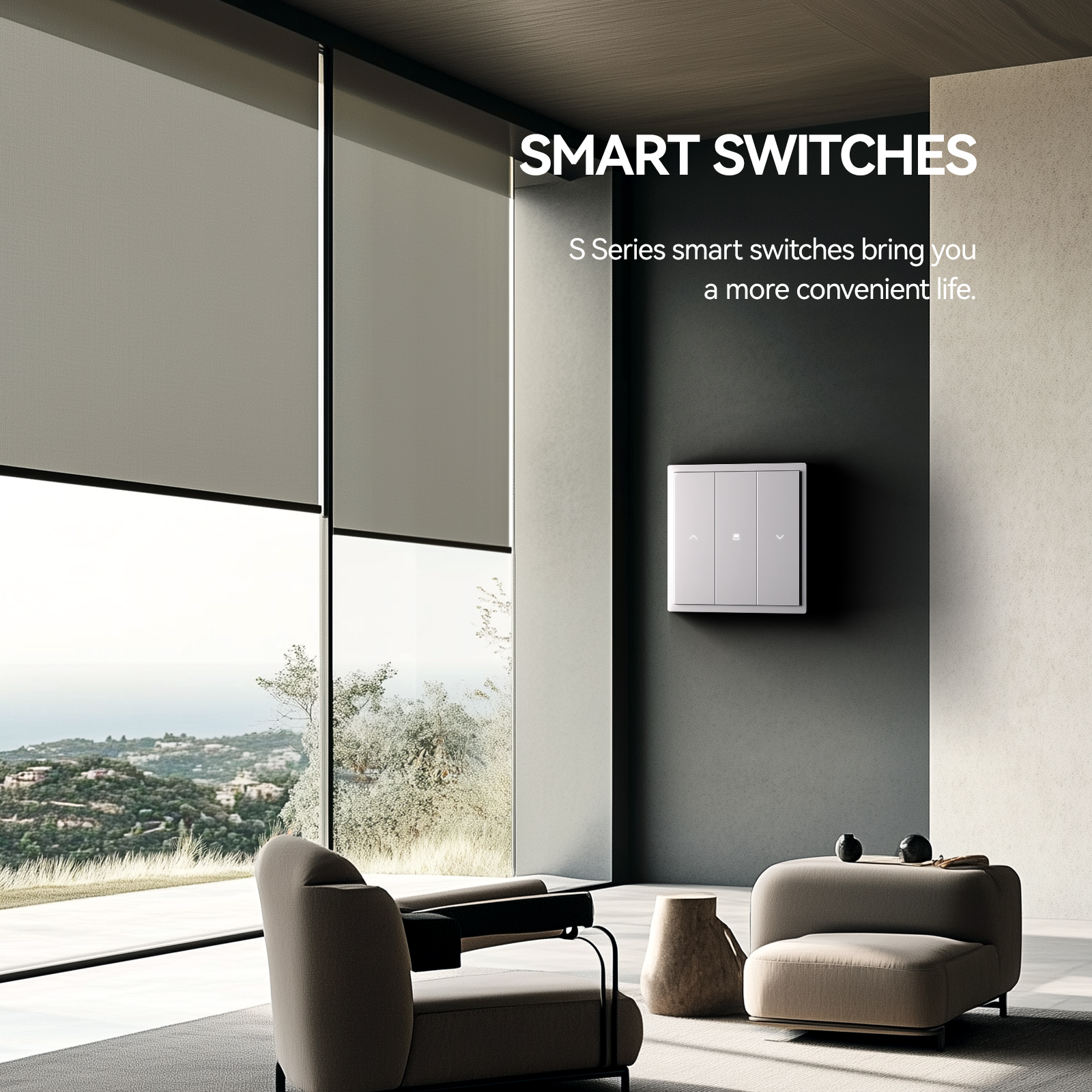 BSEED Interruptores de Cortina - Smart Home Yellow avaliação e preço