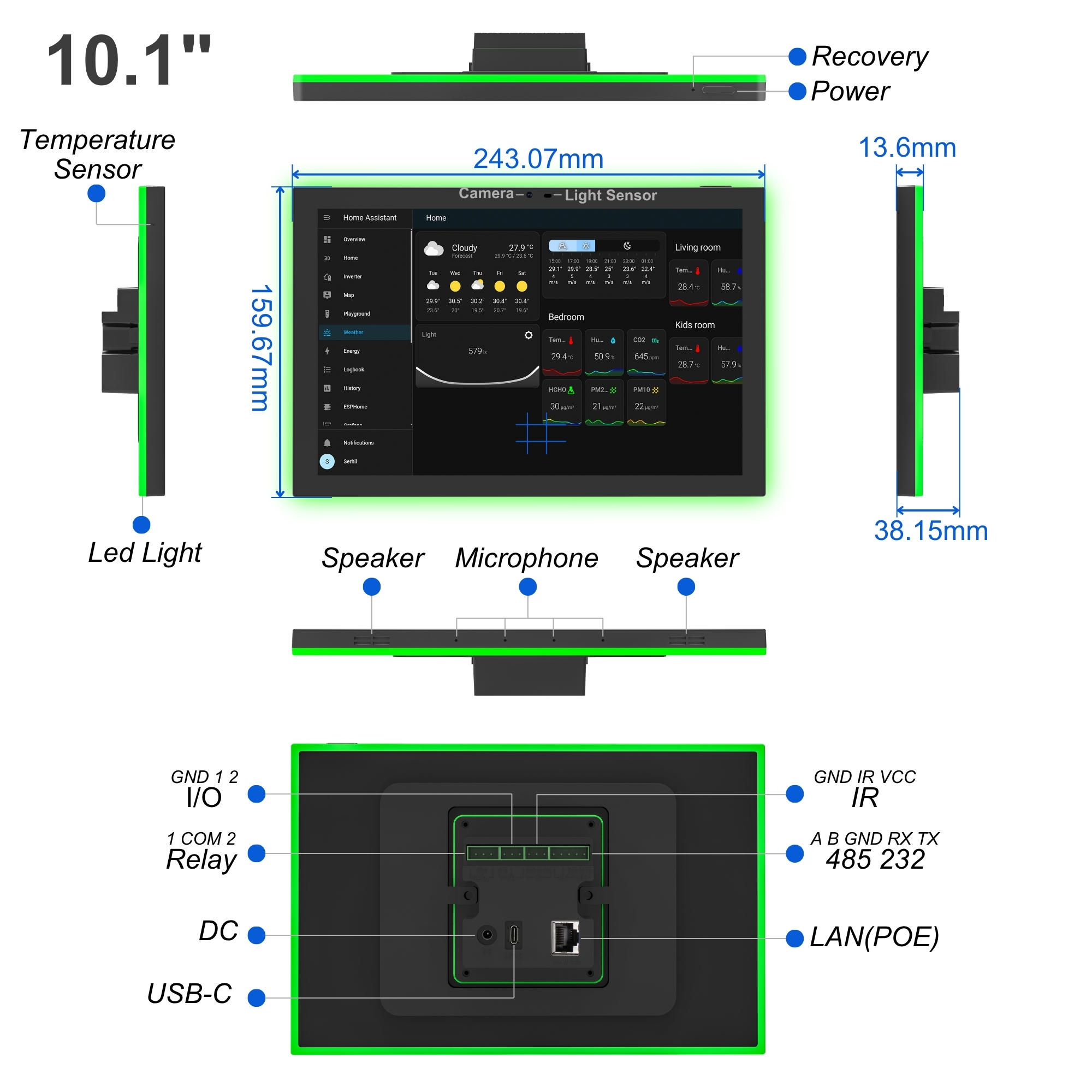 Painel de Casa Inteligente And - Smart Home Zigbee Gateway avaliação e preço