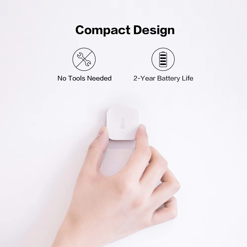 Aqara-Sensor de Temperatura In - Smart Home Xiaomi App avaliação e preço